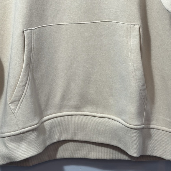 NWT Men’s Scotch & Soda Cream Hoodie with Embroidered Sleeves in Size L - Picture 6 of 16